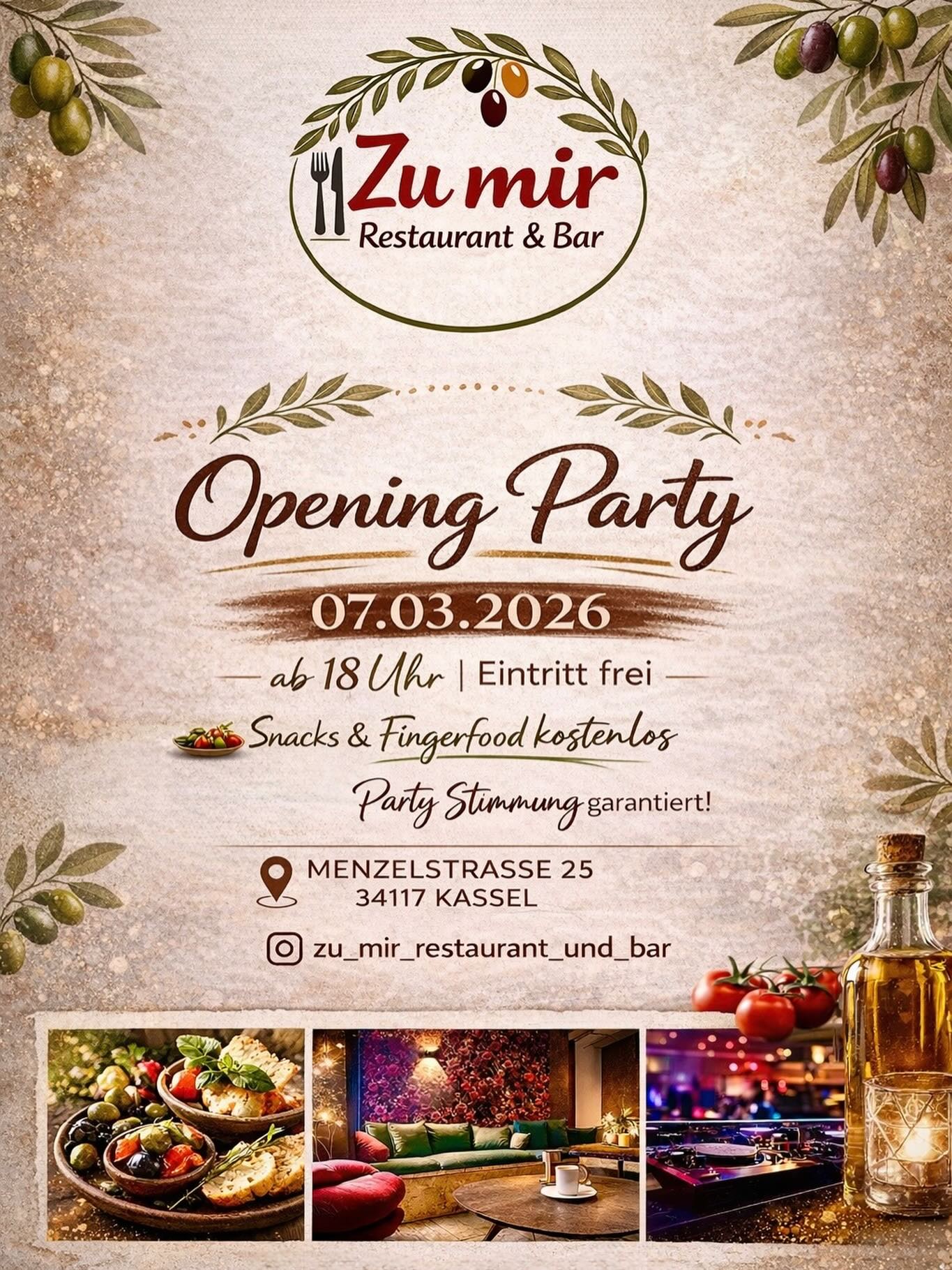 Opening Party am 07.03.